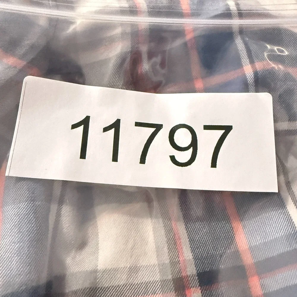 The North‎ Face Button-Up Shirt Mens Medium Blue Plaid Long Sleeve Cotton Casual